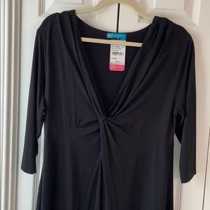 NWT Fresh Produce Solid Black Dress